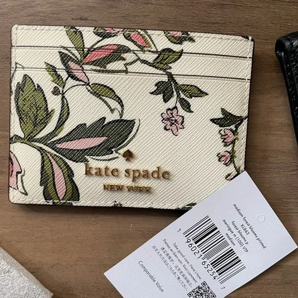 Kate Spade Floral Print Card Holder - Picture 1 of 2